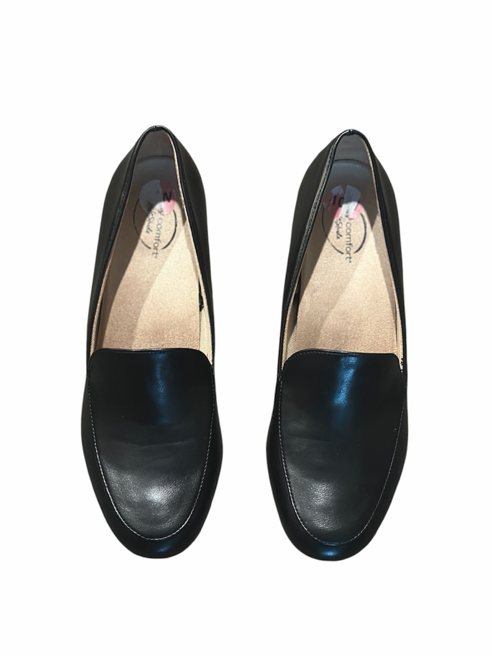 LifeStride Black Block Heel Comfort Work Shoes Flight Attendant | Office Worker